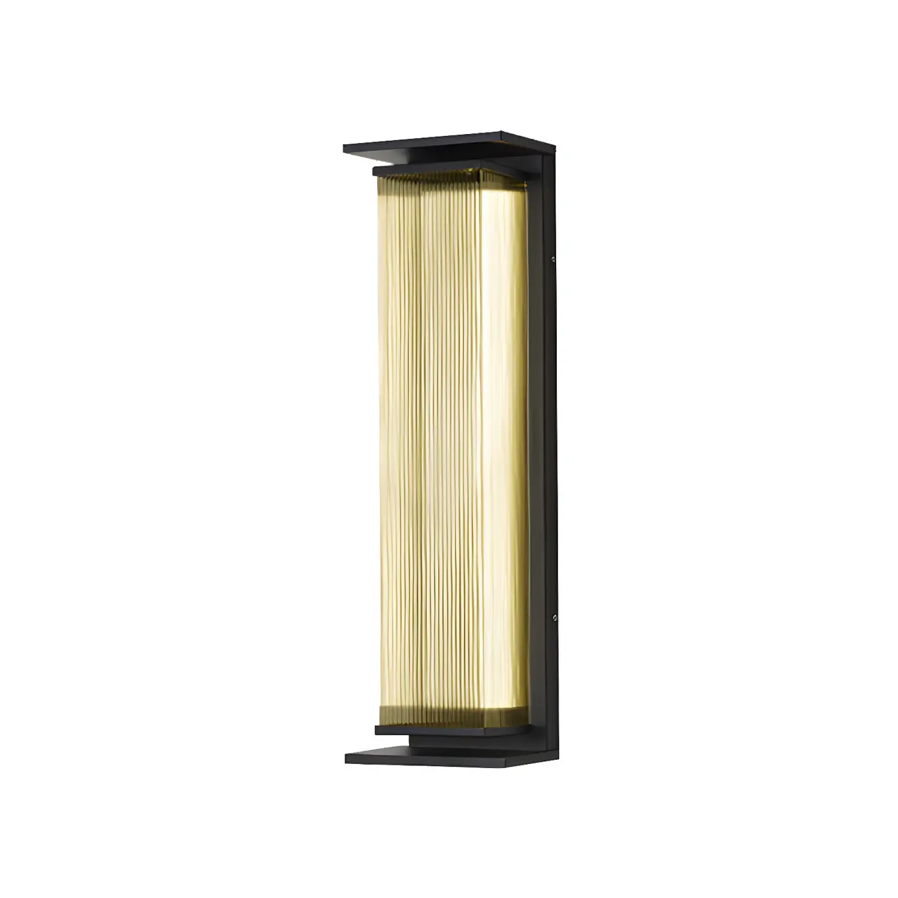 Modern Geometric Outdoor Steel LED Wall Light