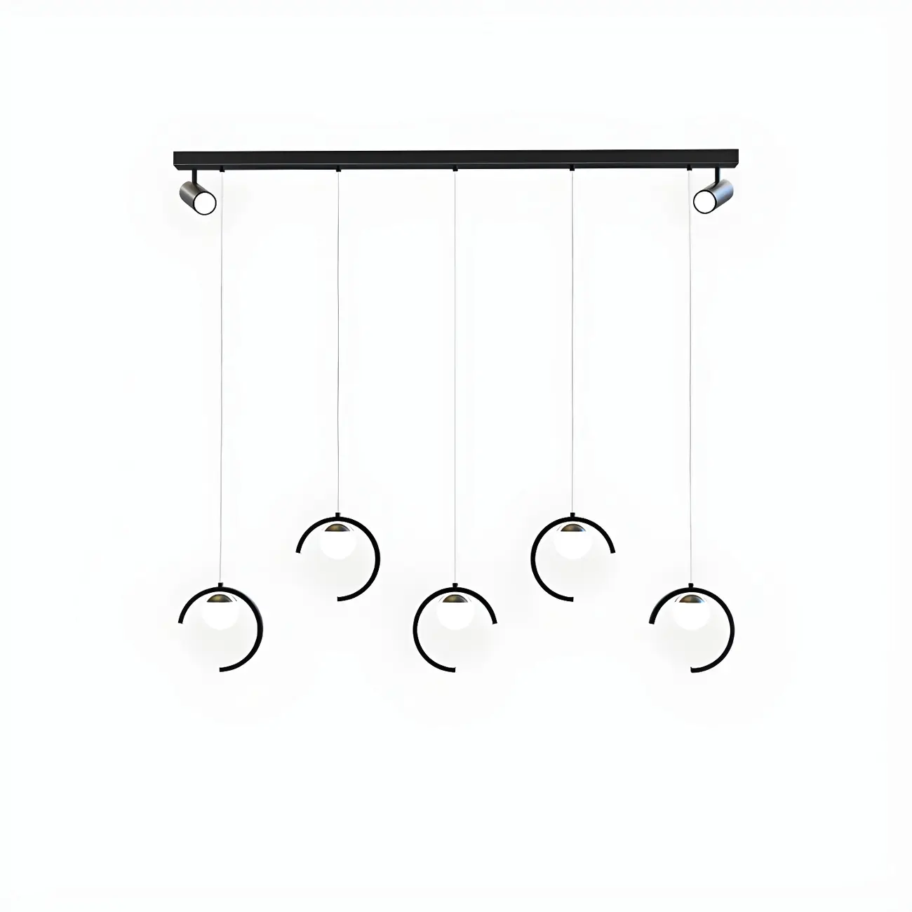 Modern Metal Geometric Kitchen Island Pendant Lights