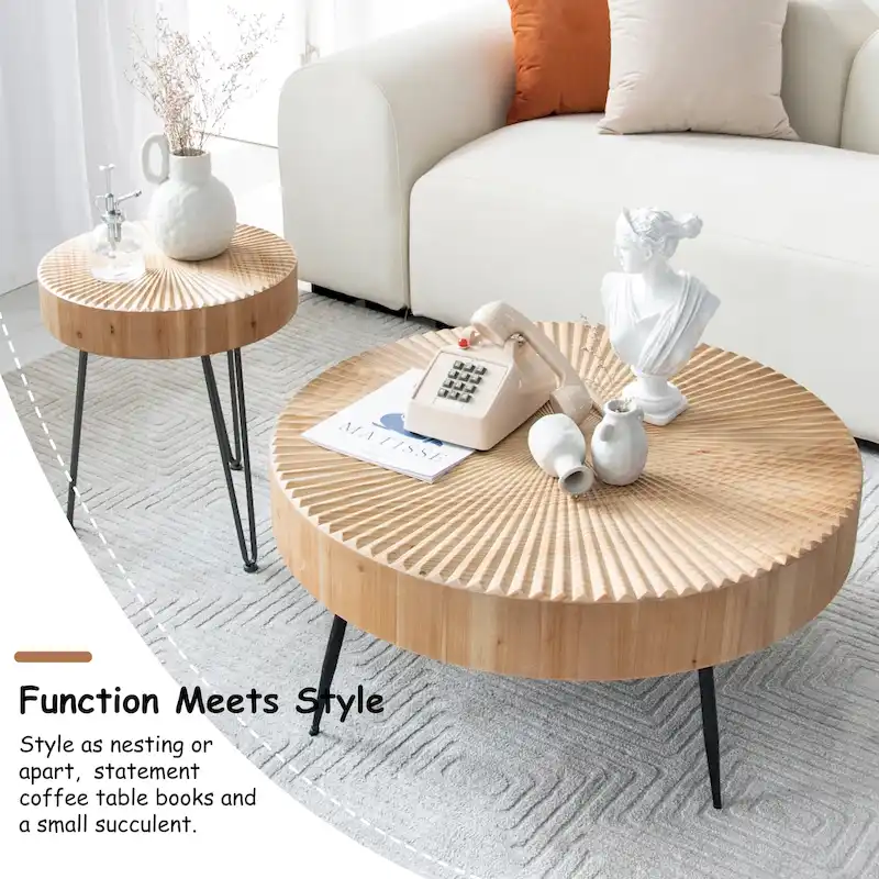 COZAYH 2-Piece Coffee Table Set