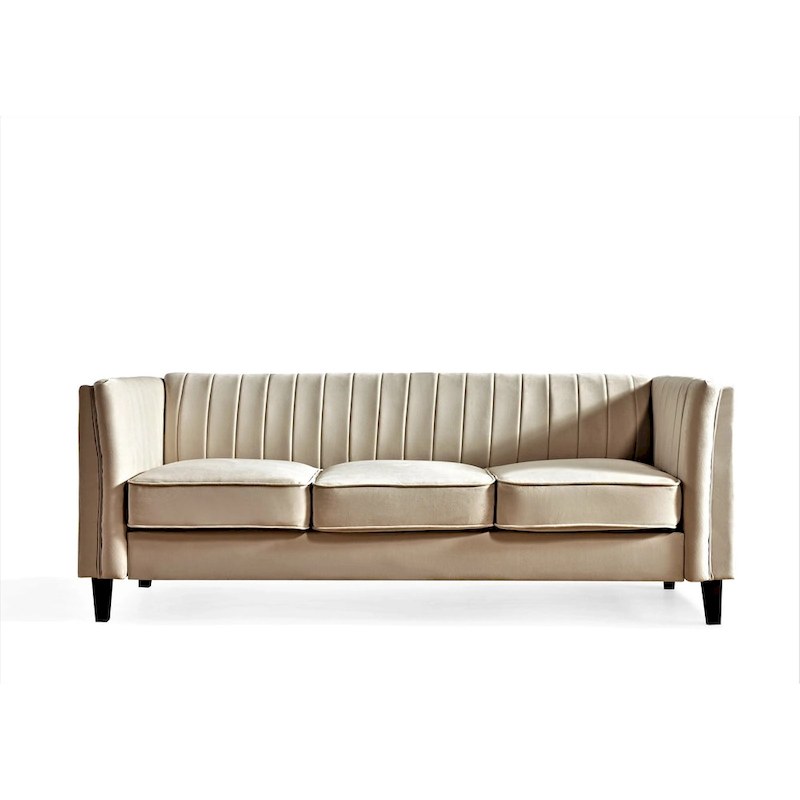 Line Tufted Square Design Sofa