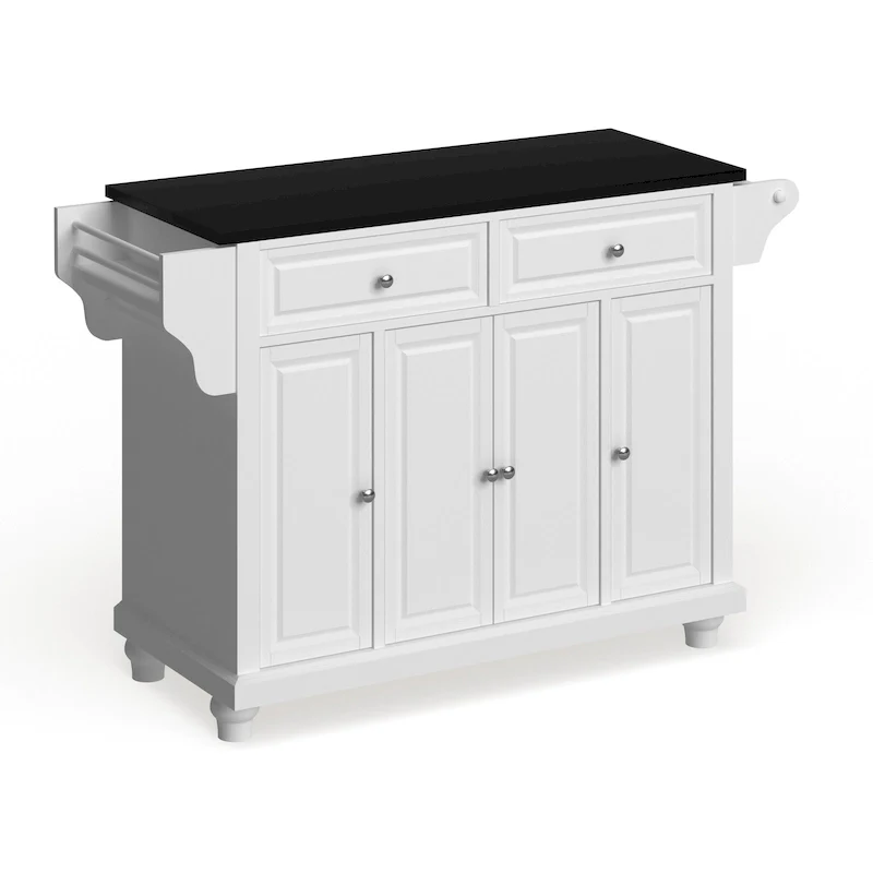 Crosley Cambridge Granite Top Full Size Kitchen Island/Cart - 18d x 51.5w x 36h