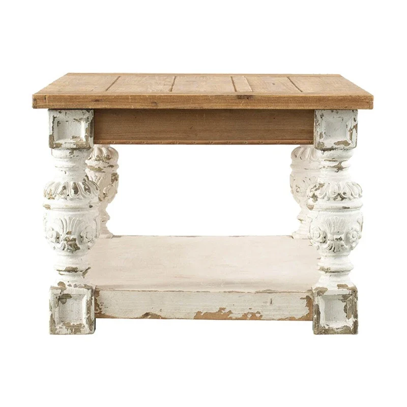 Rectangle Coffee Wooden Coffee Table,French Country Coffee Table