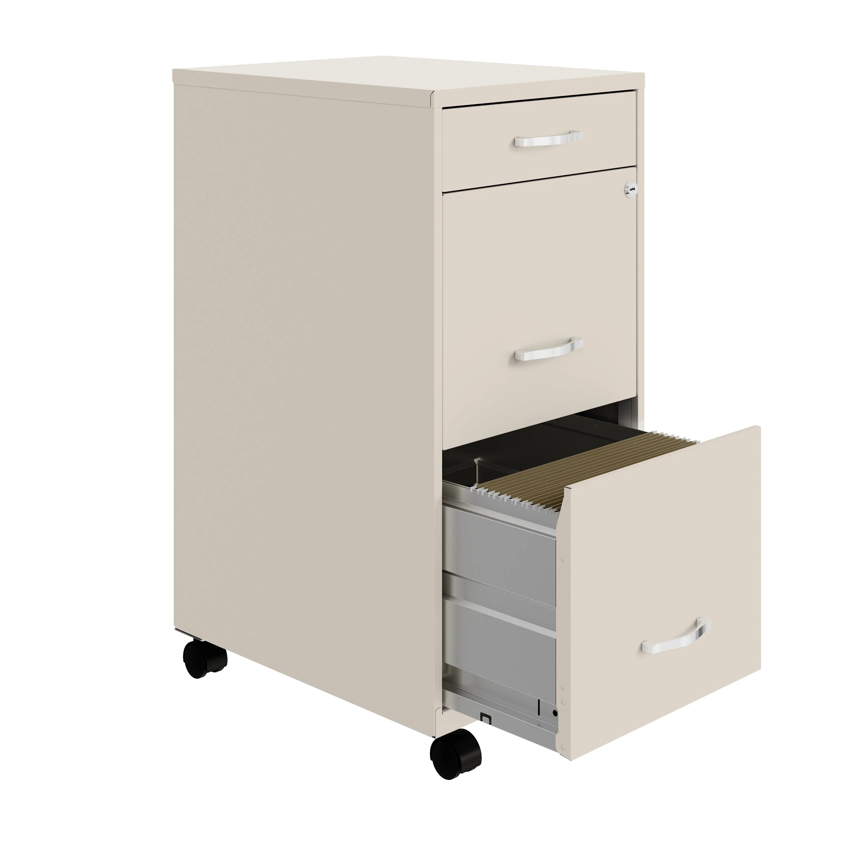 Space Solutions 18 Deep 3 Drawer Metal File Cabinet