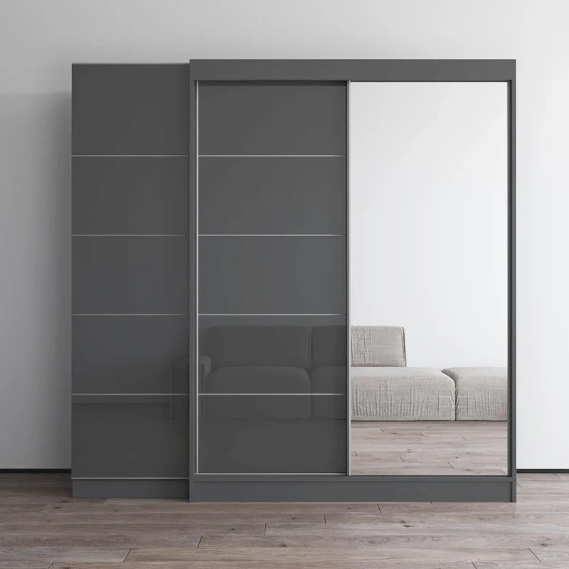 Wardrobe with 1 Mirror
