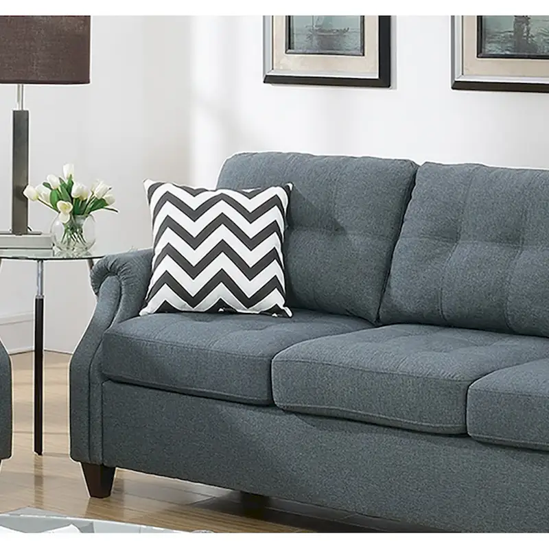2 Piece Sofa Set With Accent Pillows