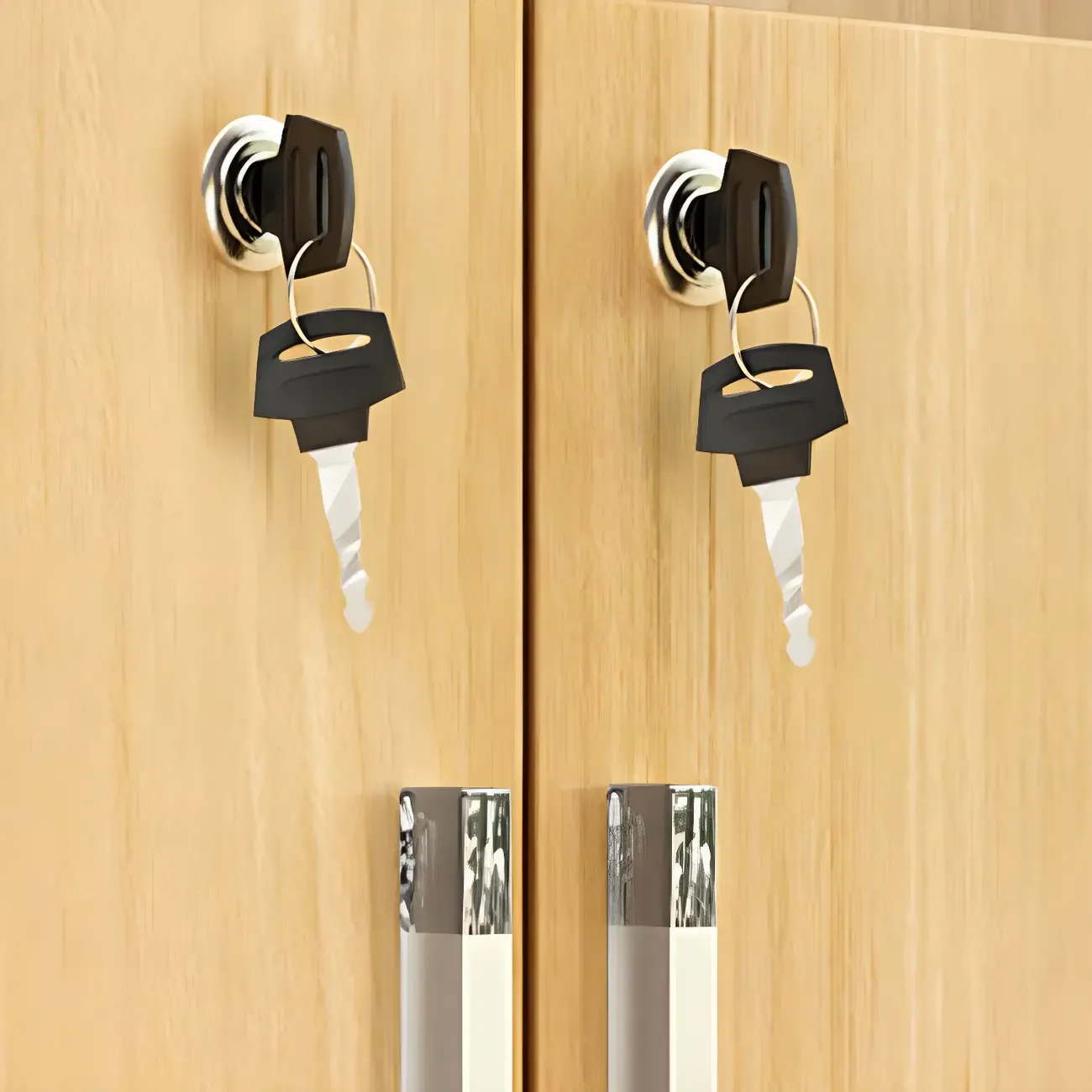 Modern Wood Open Multi-Shelf Large Display Cabinet