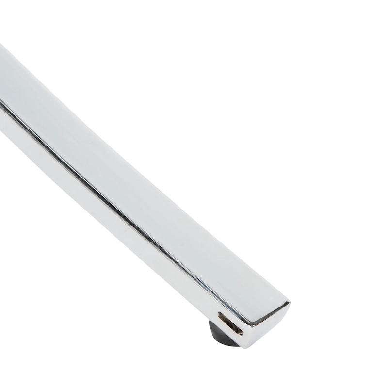 SAFAVIEH Merrilee Glam Black Chrome Tufted Side Chair - 19Wx23Dx35H