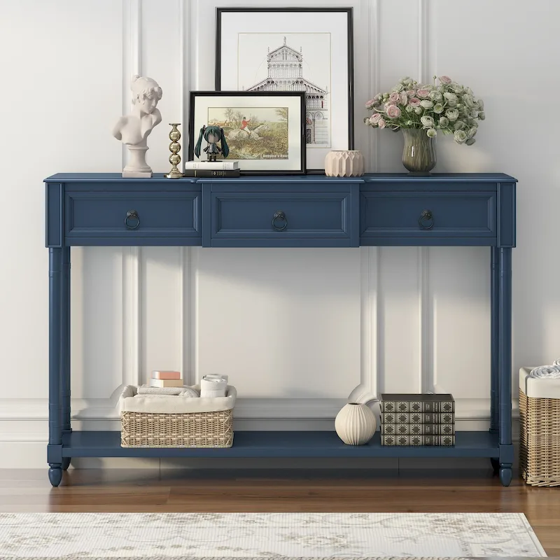 Console Table Sofa Table with Drawers