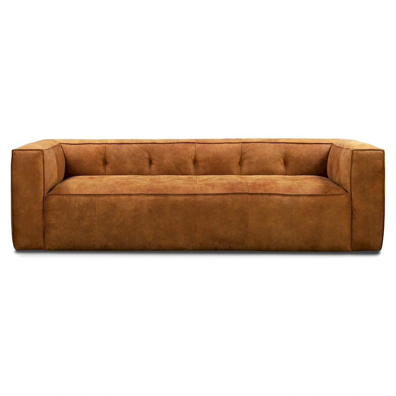 Poly & Bark Capa 92 Sofa - Full Grain Genuine Italian Leather