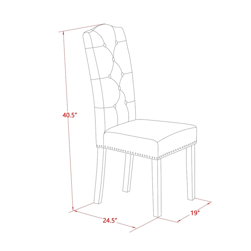 East West Furniture 3 Piece Dining Table Set Contains a Round Dining Table and 2 Linen Fabric Parson Chairs, (Finish Options)