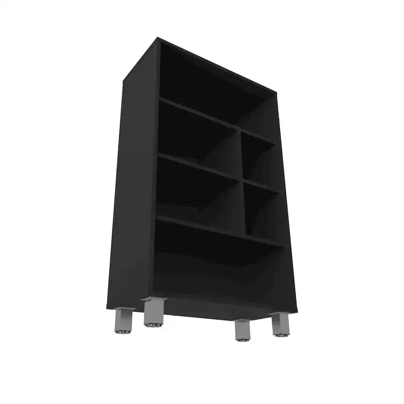 FM Furniture,Charco Bookcase in Melamine with Six Shelves