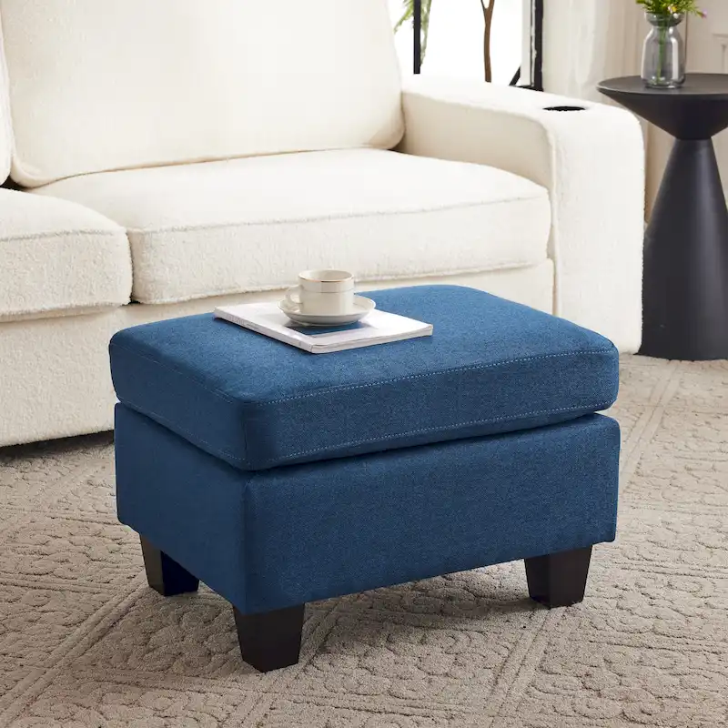 Rosella Fabric Ottoman by Christopher Knight Home