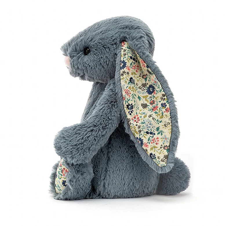 Jellycat Bashful Bunny Blossom Dusky Blue Original (Medium) 31cm