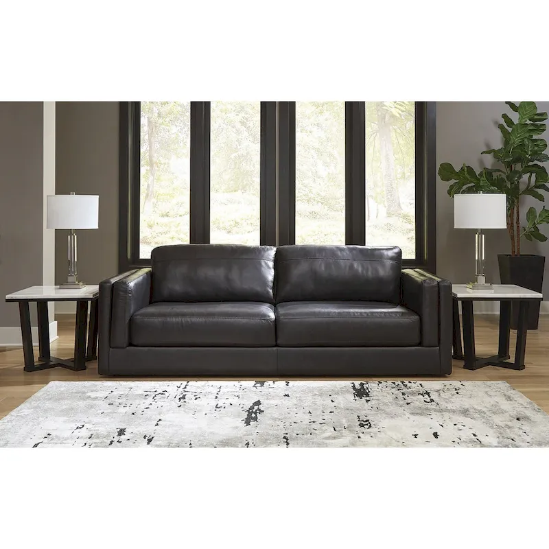 Amiata Onyx Sofa - 96W x 41D x 35H