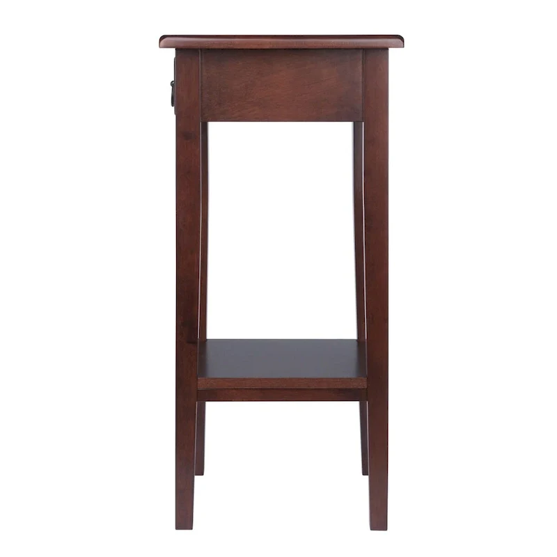 Regalia Accent, Side Table, Walnut - 17 W x 14 D x 29.50 H