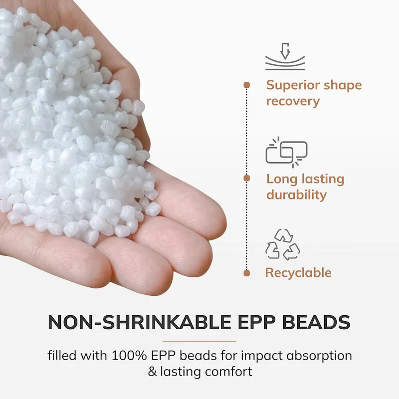 20x20x20 Square Black & White Handmade Pouf Ottoman Footrest