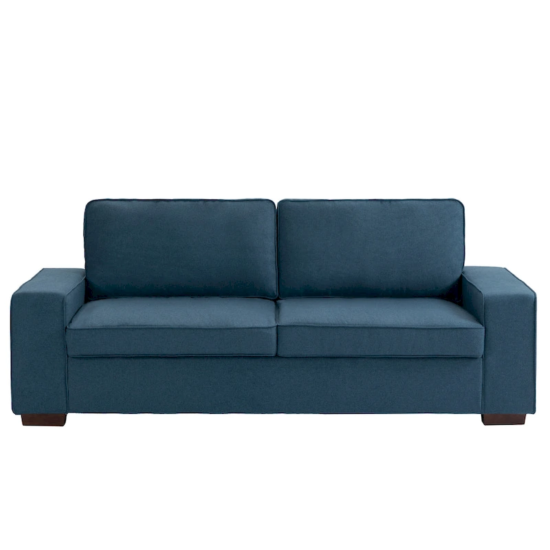 Modern 80 Upholstered Fabric 3-Seater Sofa