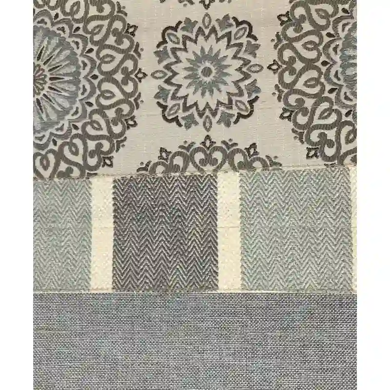 Grande Mist Round Arm Transitional Baby Blue Sofa