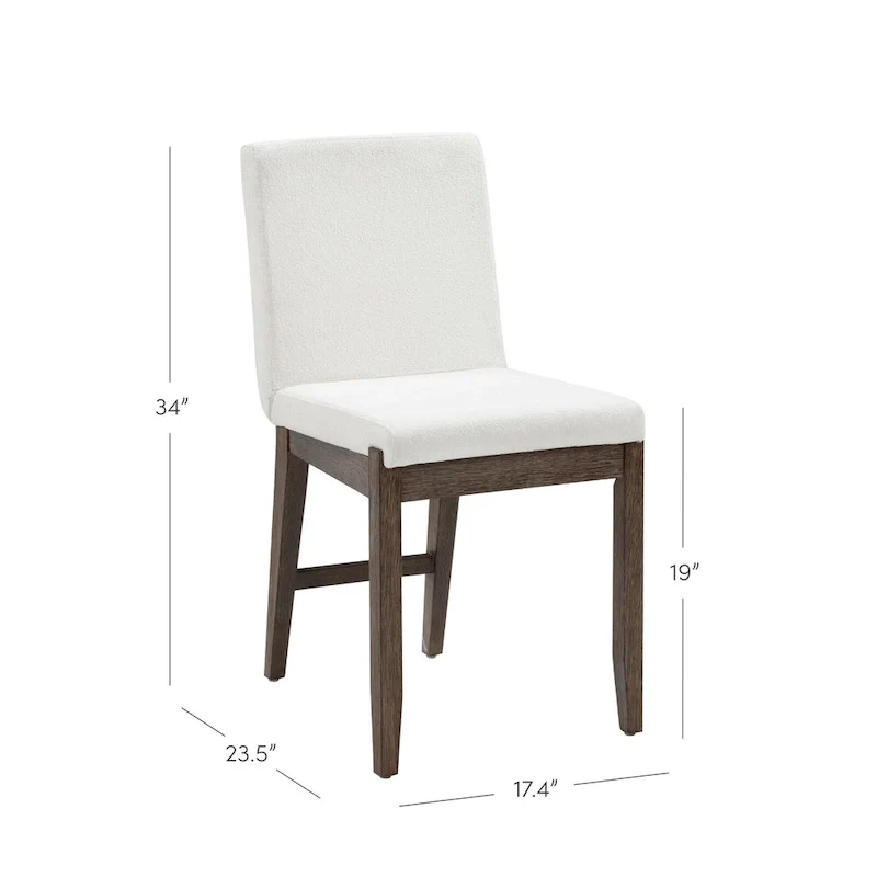 Gracie Modern Dining Chair, Upholstered Accent Dining Chair