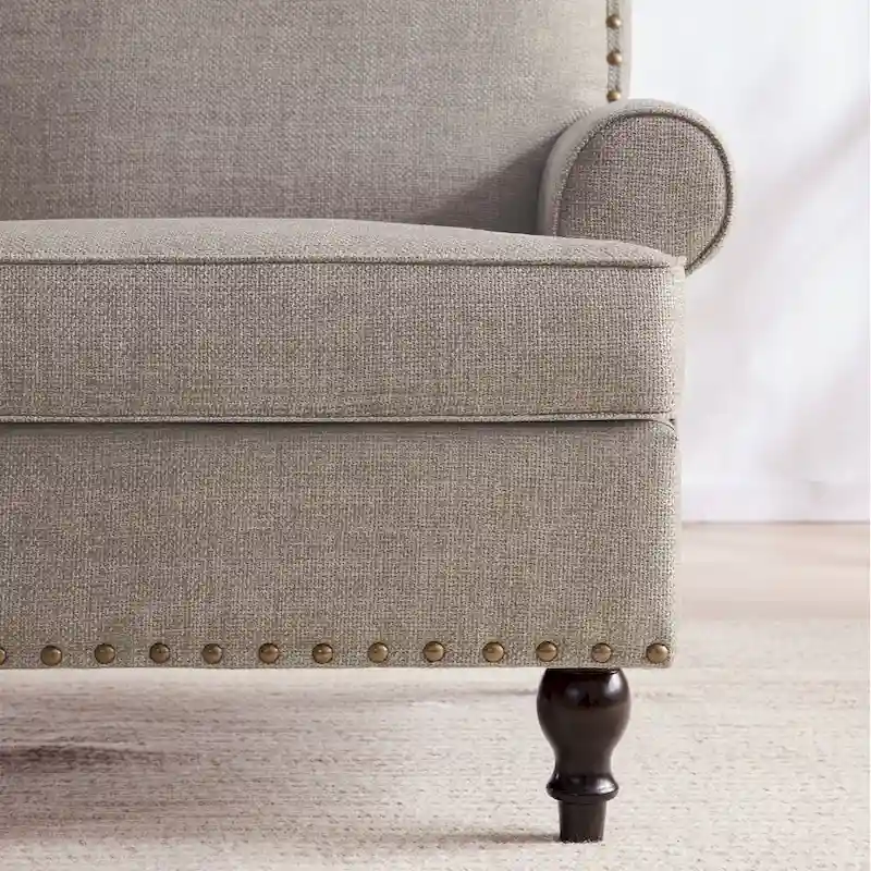 HUIMO Fabric Arm Chair and Loveseat Set