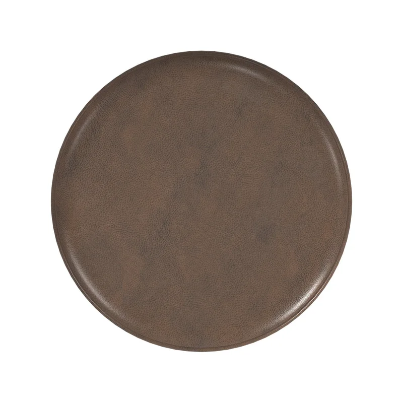 HomePop Upholstered Round Ottoman