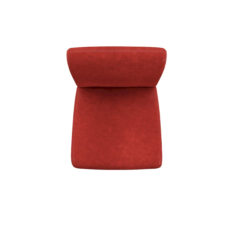 Bennett Red Faux Leather High Back Bar Stools (Set of 2) by iNSPIRE Q Bold