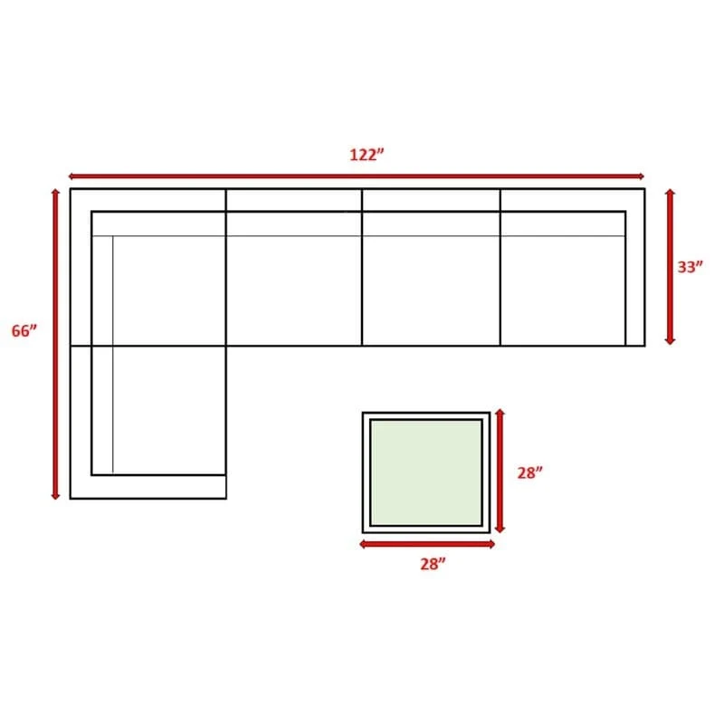 Wicker/Rattan 4 - Person Seating Group with Sunbrella Cushions