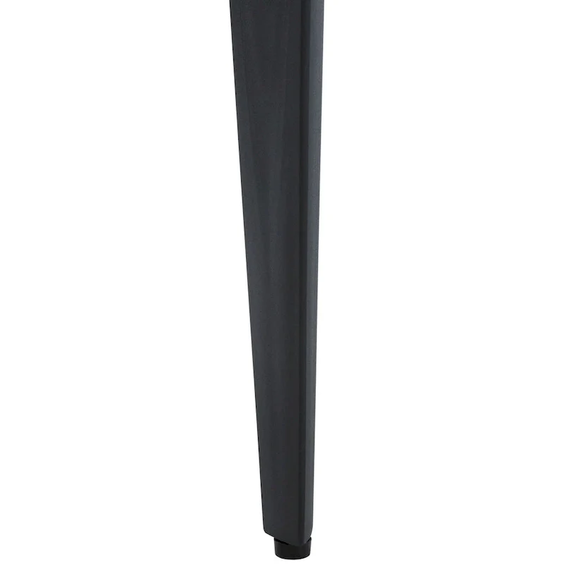 Upholstered Bench in Light Beige / Creme with Black Legs – Seats 2