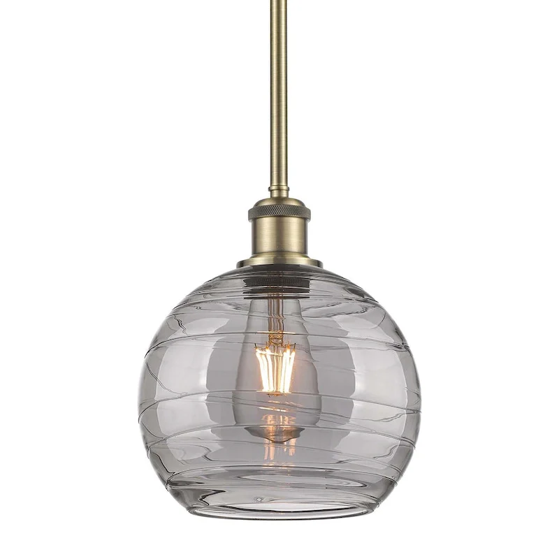 Innovations Lighting 516-1S-10-8 Athens Deco Swirl Pendant Athens Deco