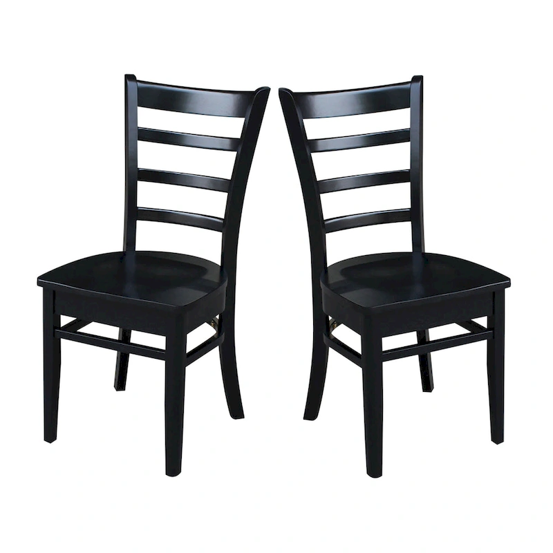 International Concepts Set of Two Emily Side Chairs