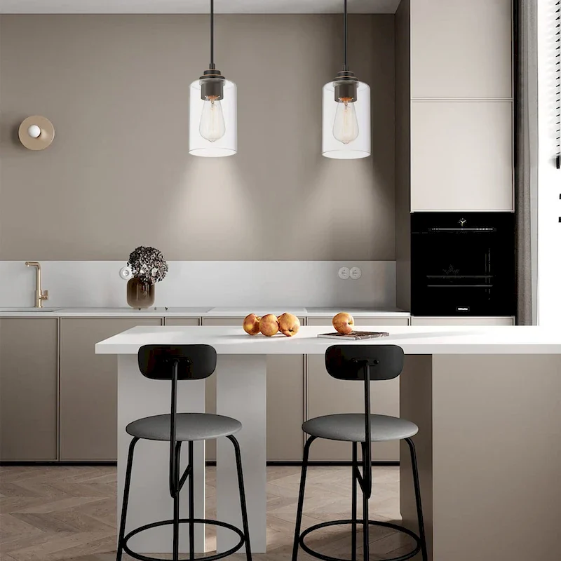 1-Light Pendant - Oil Rubbed Bronze - 4.33 x69.72