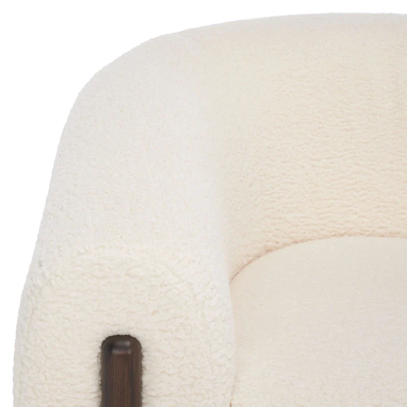 Yauheniya Barrel Back Accent Chair - 38 In. W x 34 In. D x 28 In. H - 38Wx34Dx28H