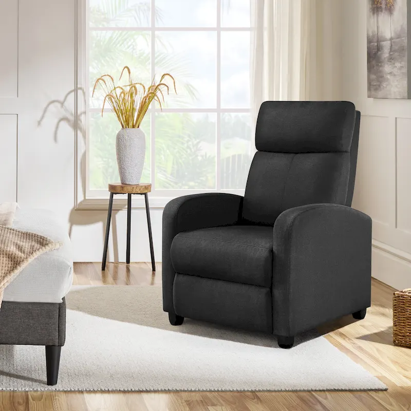 Yaheetech Modern Fabric Recliner Chair