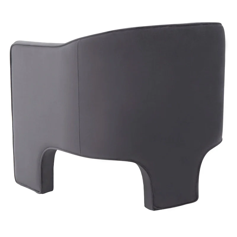 Evchen Velvet Accent Chair - 30 W x 28 L x 30 H