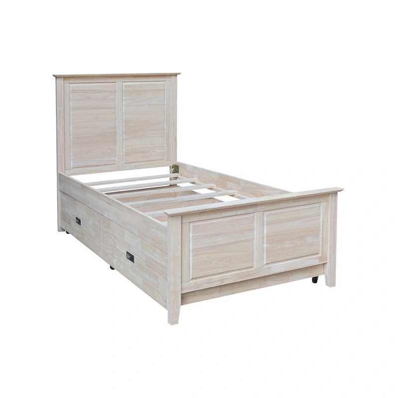 Heritage Solid Wood Twin Trundle Bed