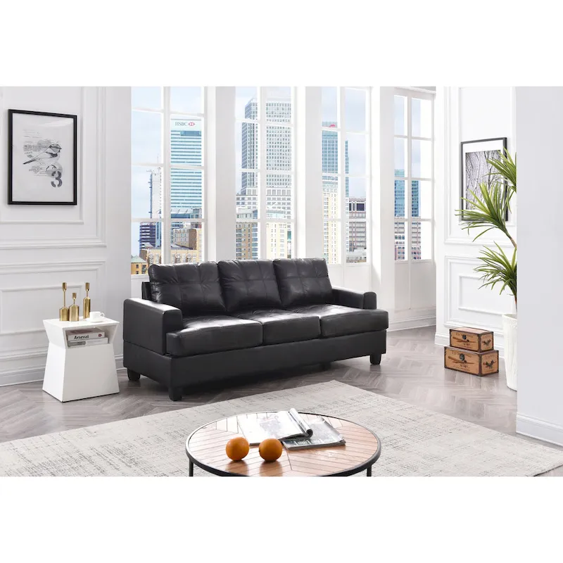 Sandridge Faux Leather Sofa