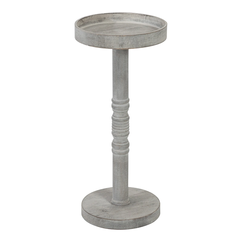 Kate and Laurel Bellport Pedestal End Table - 10x10x22