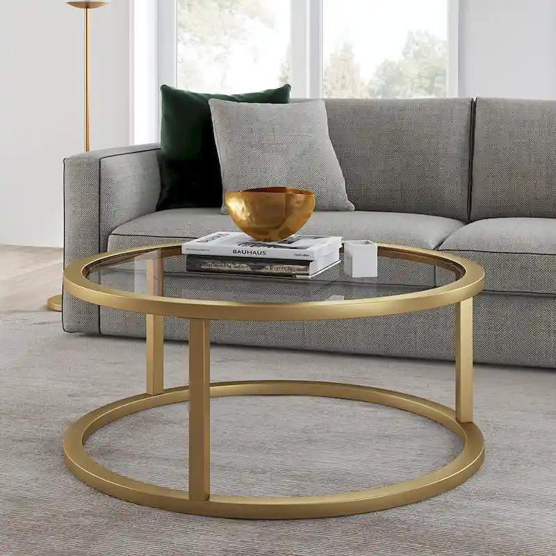 Round Metal Coffee Table