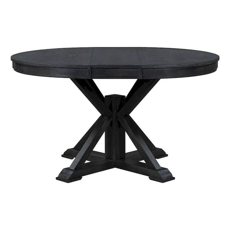 5-Piece Dining Set with Extandable Round Table