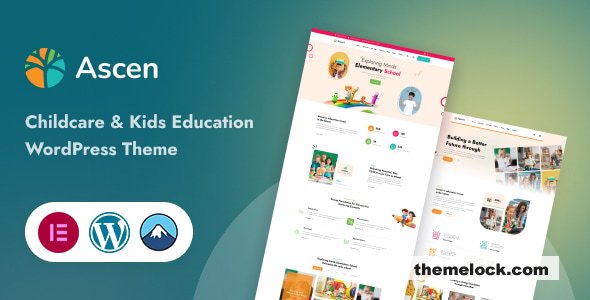 Ascen v1.4.0 - Childcare & Kids Education WordPress Theme