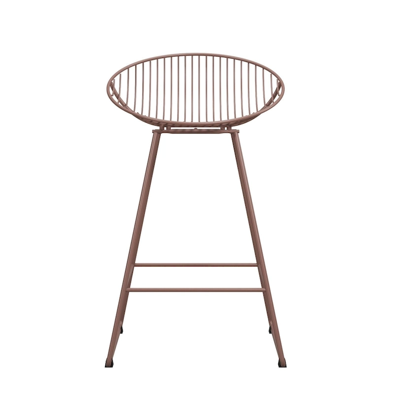 CosmoLiving by Cosmopolitan Ellis 24  Metal Counter Height Bar Stool