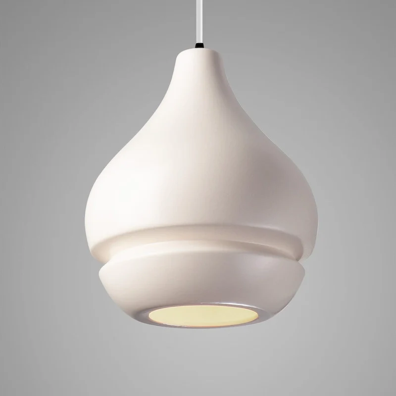 Carson Carrington Sallberg 1-light White Pendant - Matte Black, Matte White, White