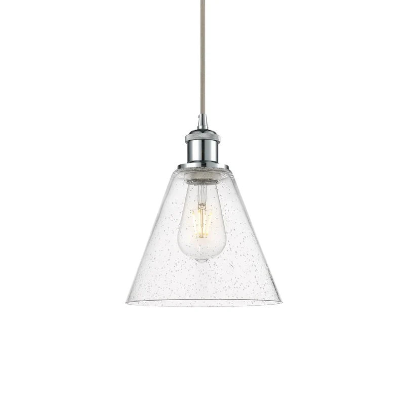 Innovations Lighting 516-1P-12-8 Berkshire Pendant Berkshire 8  Wide
