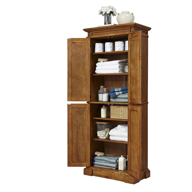 Americana Distressed Oak Pantry, 72 H