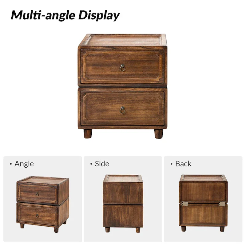 Greg Transitional 2 - Drawer Nightstand with Multiple Configurations by HULALA HOME
