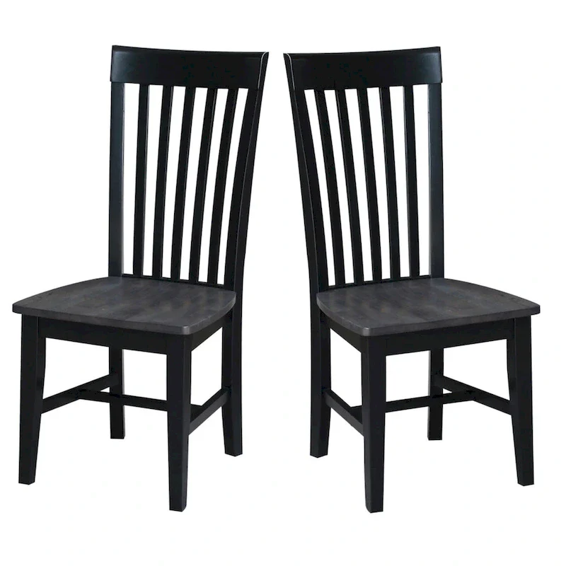 Solid Wood Cosmo Tall Mission Chairs, Set of 2