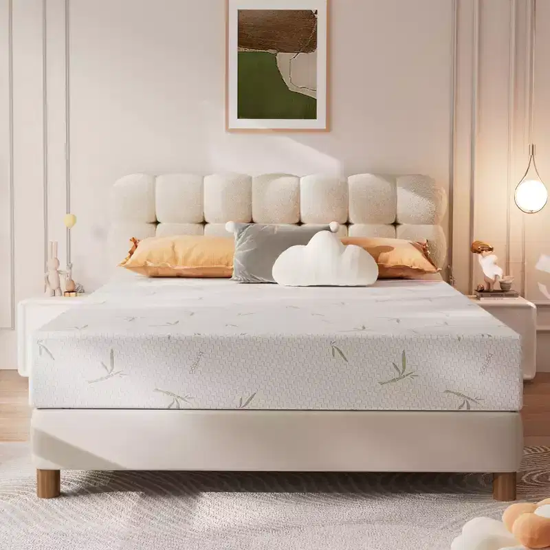 SUGIFT 10 Gel Memory Foam Mattress Medium Firm Cooling Bed Mattress
