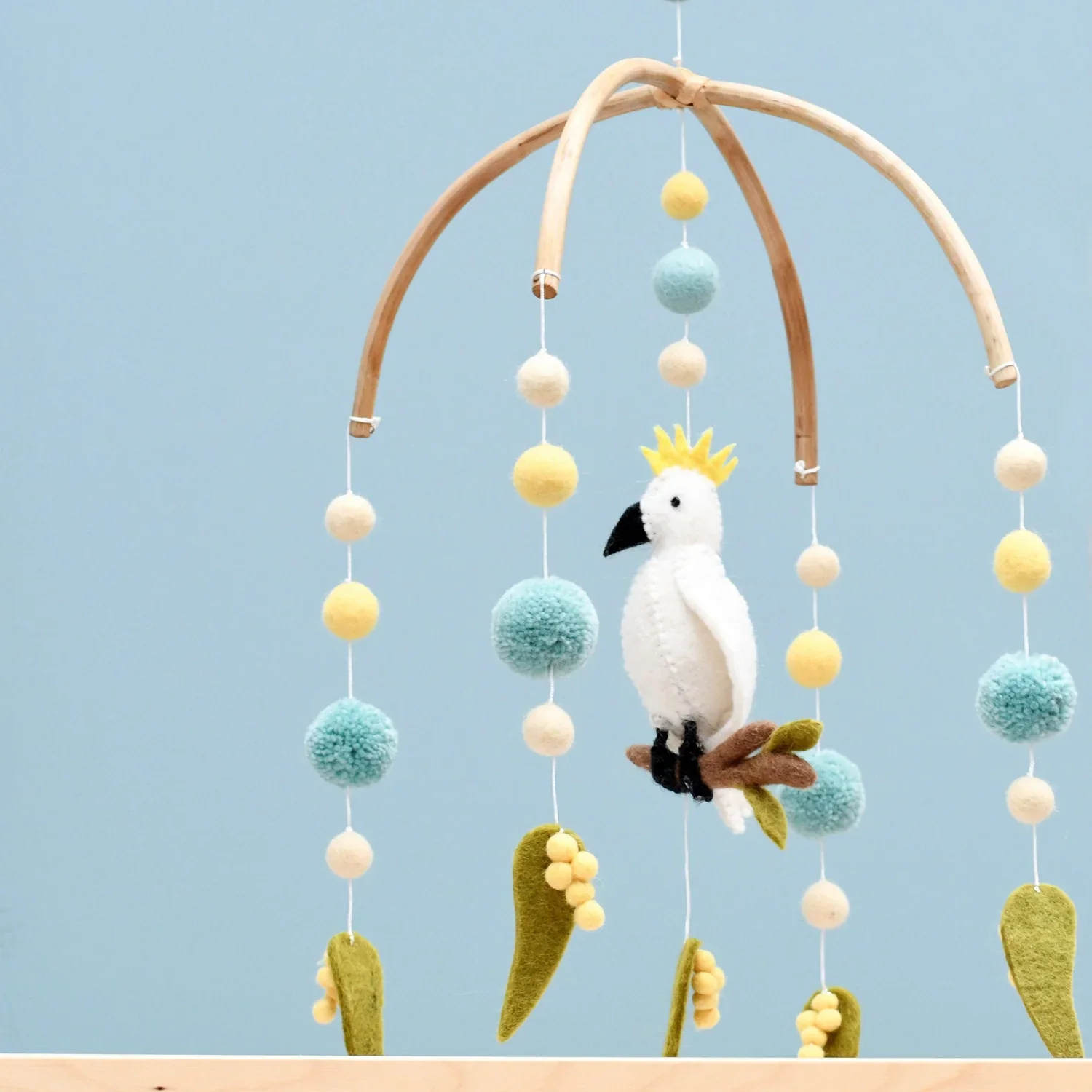 Tara Treasure Baby Cot Mobile Cockatoo Australiana