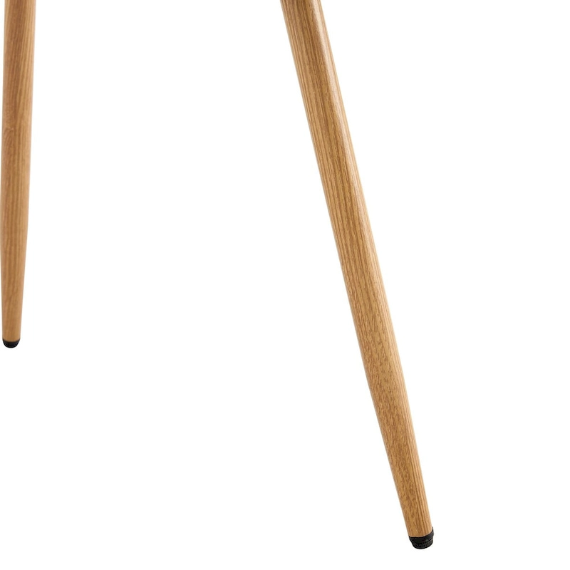 Linen Upholstered Metal Leg Side Chair (Set of 4)