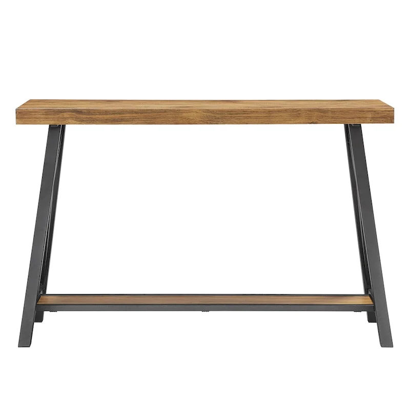 Bryson Rustic X-Base Sofa Entryway Table by iNSPIRE Q Classic